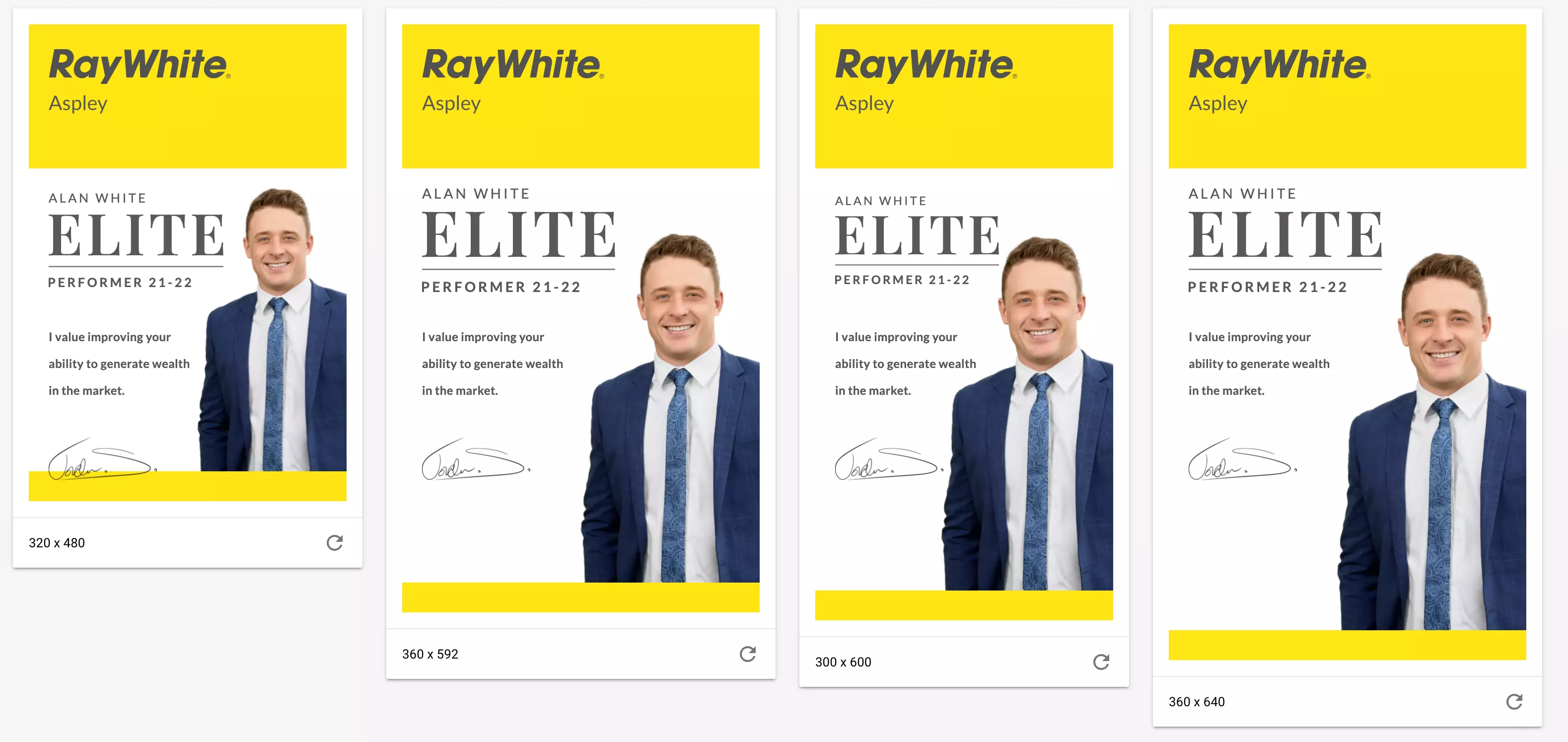 Ray White HTML5 display ad