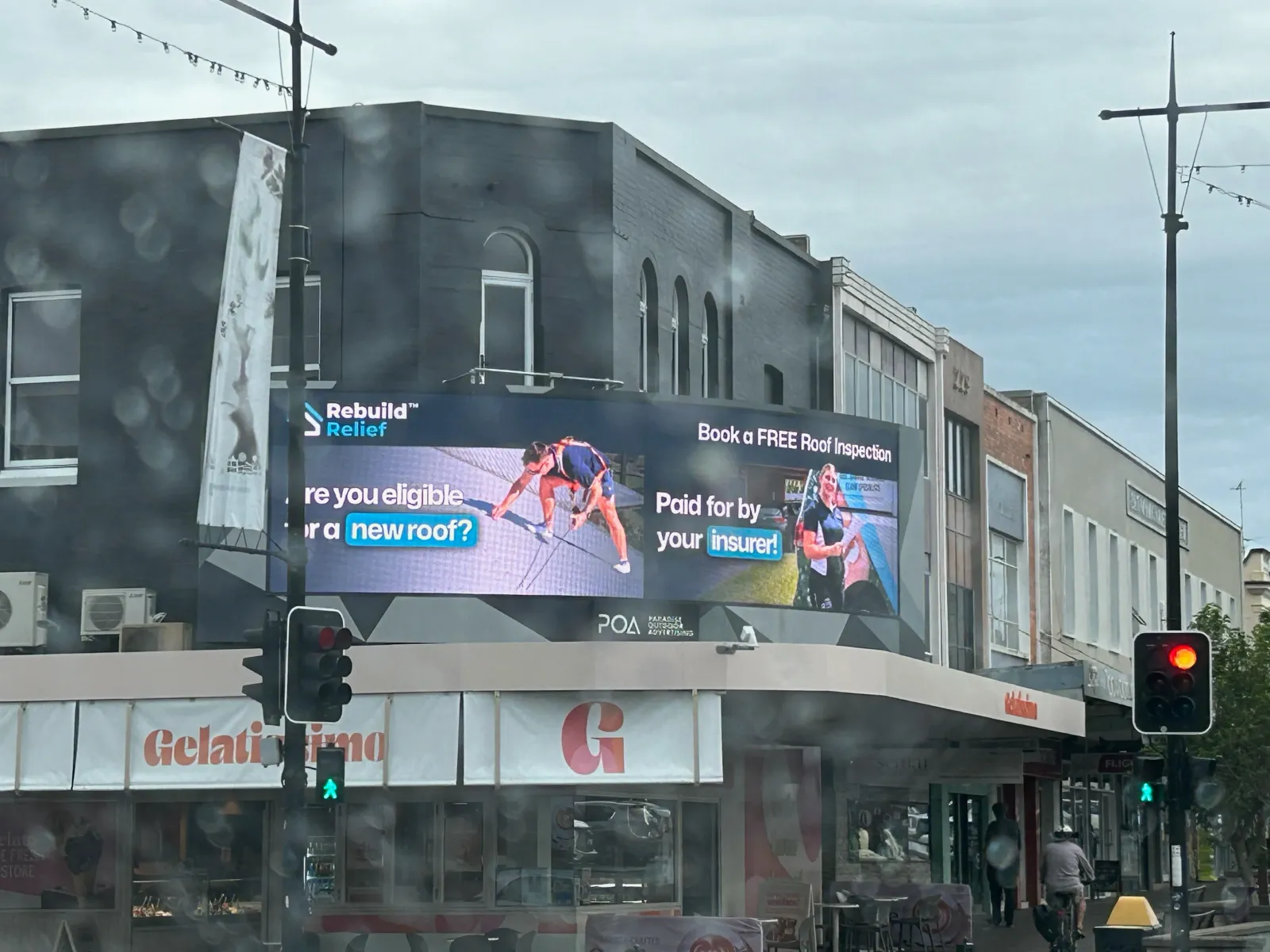 Rebuild Relief Toowoomba POA billboard