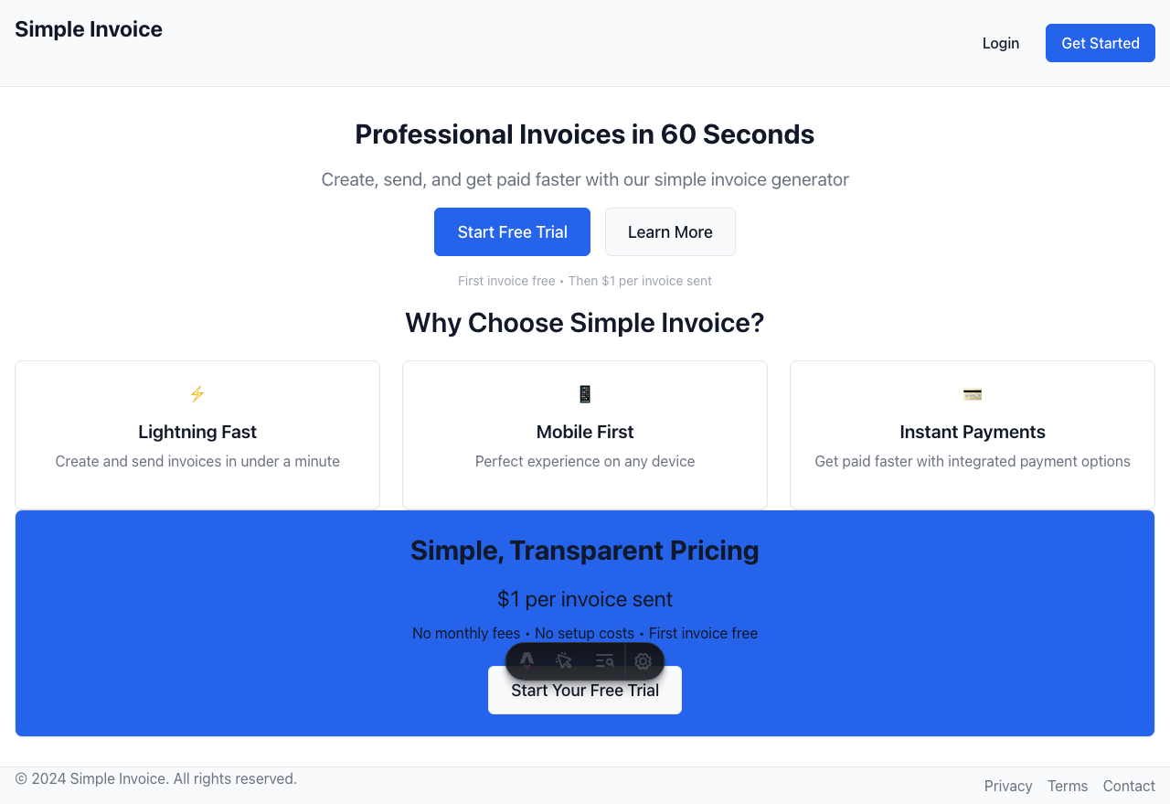 Simple Invoice